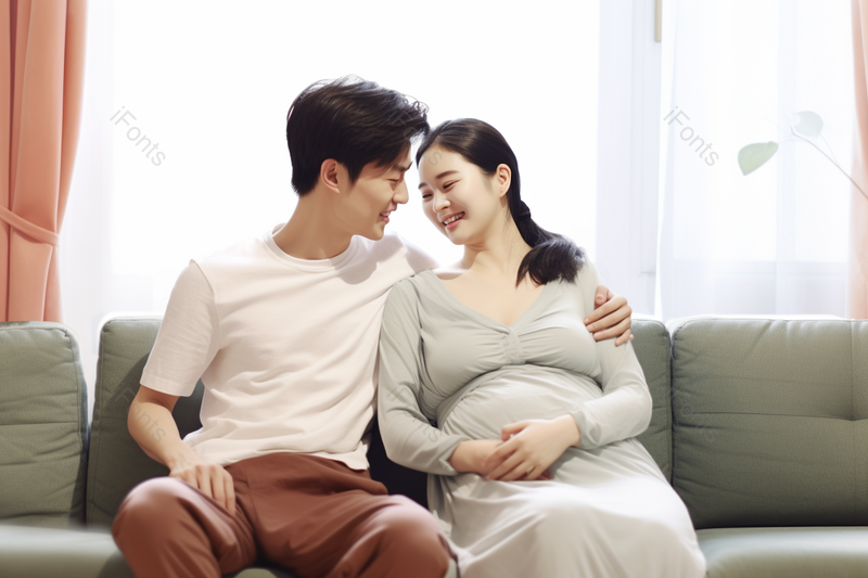 丈夫抚摸妻子的孕肚,高清,摄影图,摄影图片,图片大全,摄影图免费下载